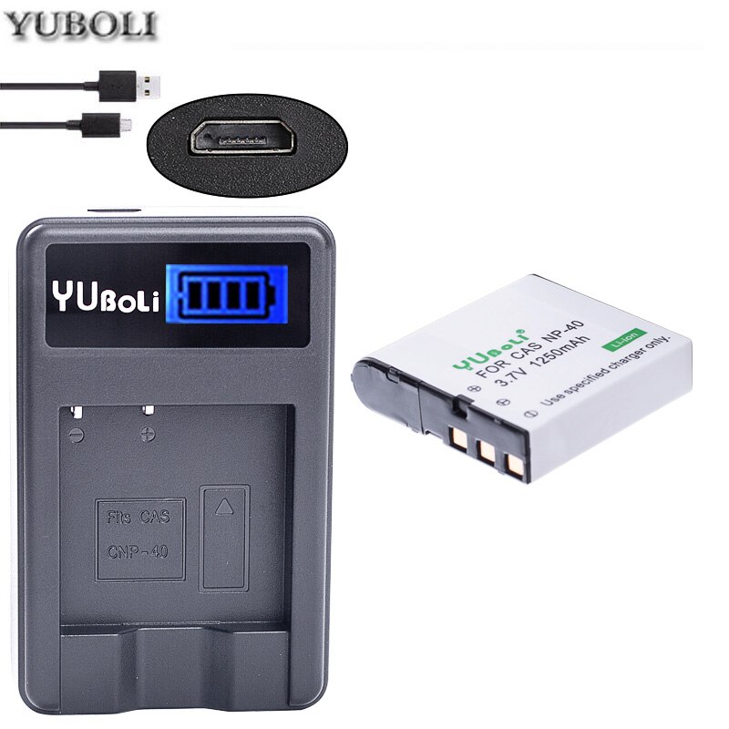 bateria NP 40 NP-40 NP40 Camera Battery Pack for Casio EX-Z30/Z40/Z50/Z55/Z57/Z750 EX-P505/P600/P700 PM200: charger and 1battery