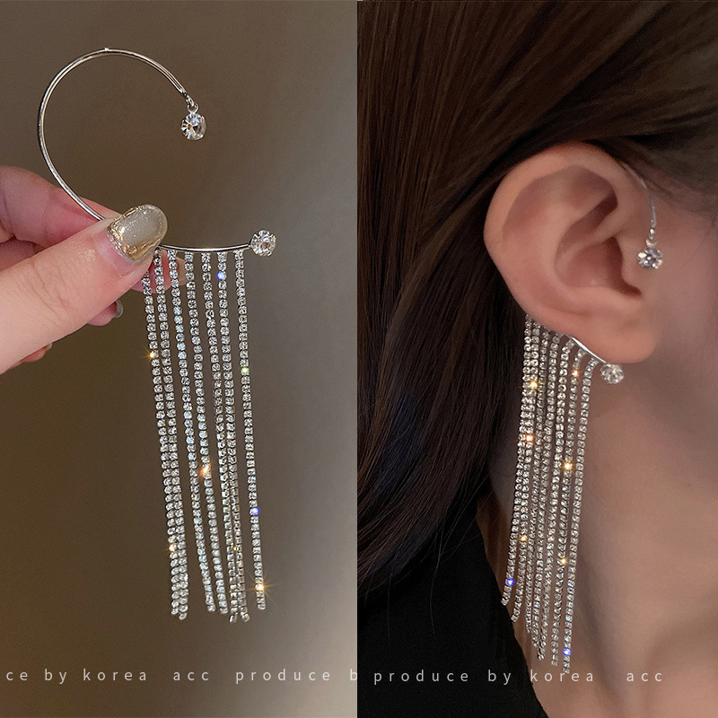 Orecchini Pendenti Con Nappe In Argento 925 Per Donna - Lunghi, A Catena, Stile Bohémien, Gioielli Alla Moda, Regalo Per Moglie, Fidanzata O Mamma