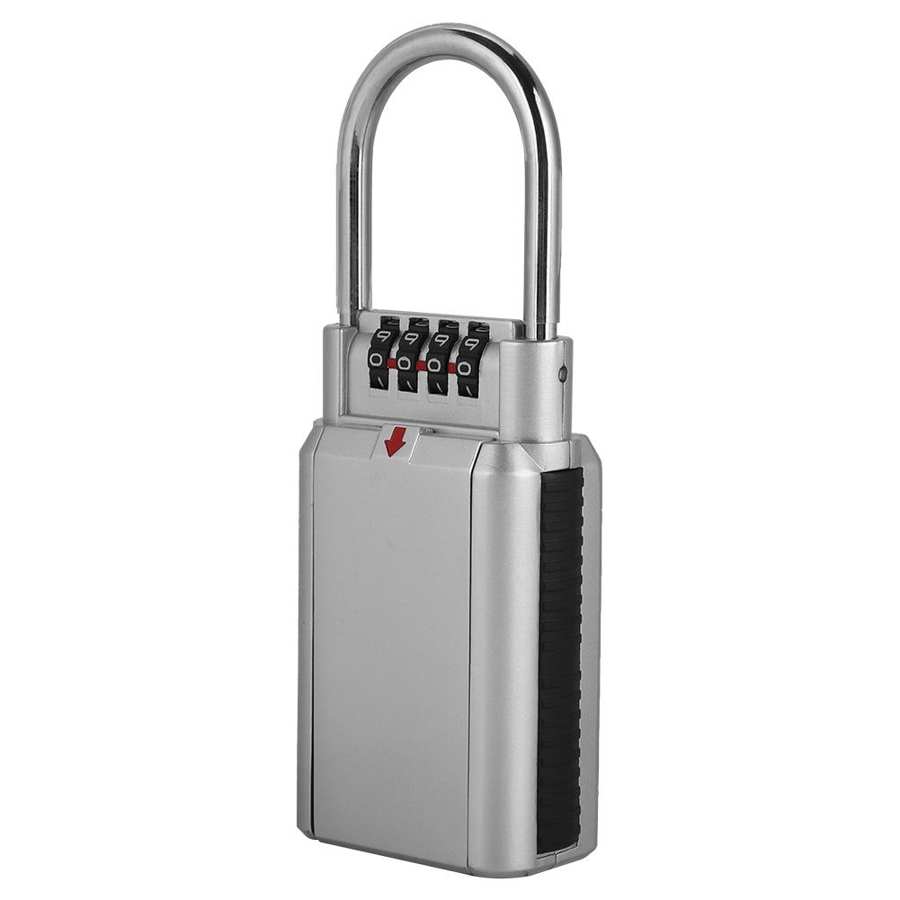 Password Key Box Metal Padlock Key Safe Storage Lock Box Lockbox
