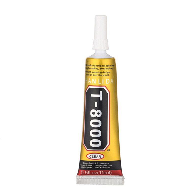 T8000 110 ML/50 ML/15 ML Super strass colle adhésif pour bijoux artisanat téléphone LCD cadre pare-chocs T-8000 bricolage outil