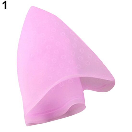 Silicon Reusable Salon Hair Color Cap Hair Colouring Highlighting Dye Cap Frosting Tipping Styling Tools: Pink