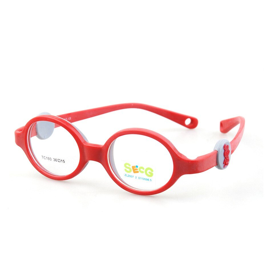 Top Brand Children Myopia Optical Glasses Frames TR-90 Glasses Children Protective Kids Eyewear Frames TC193: C8