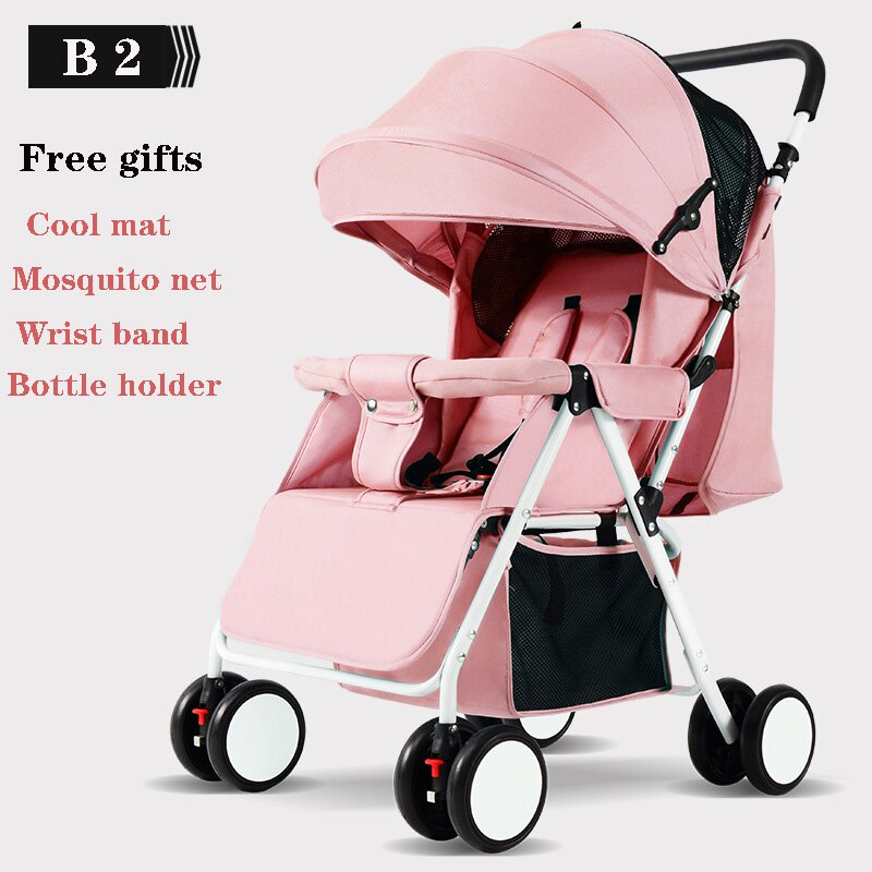 Draagbare Kinderwagen Vouwen Kinderwagen Ultra Lichtgewicht En Handig Kan Sit Lie Baby Eenvoudige Kind Mini Vier Wiel Kar: B2