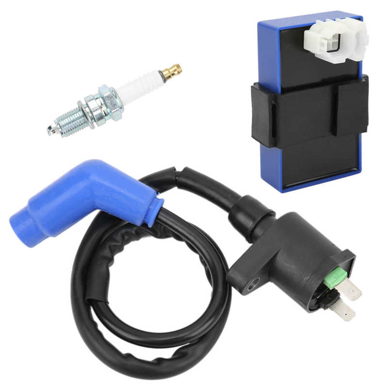 Ignition Timing Light Inductive Timing Lamp Detector CDI Box Kit with Spark Plug Ignition Coil 30410‑HC4‑770