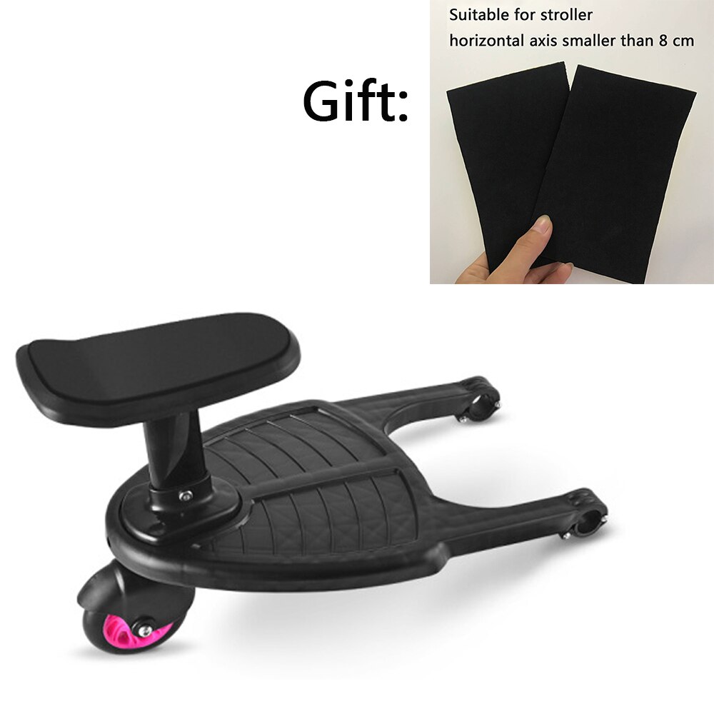 Kinder Kinderwagen Pedal Adapter Board Twins Baby Zubehör Organizer Anhänger Baby Stehend Platte Sitzen Kinderwagen mit Sitz: Default Title