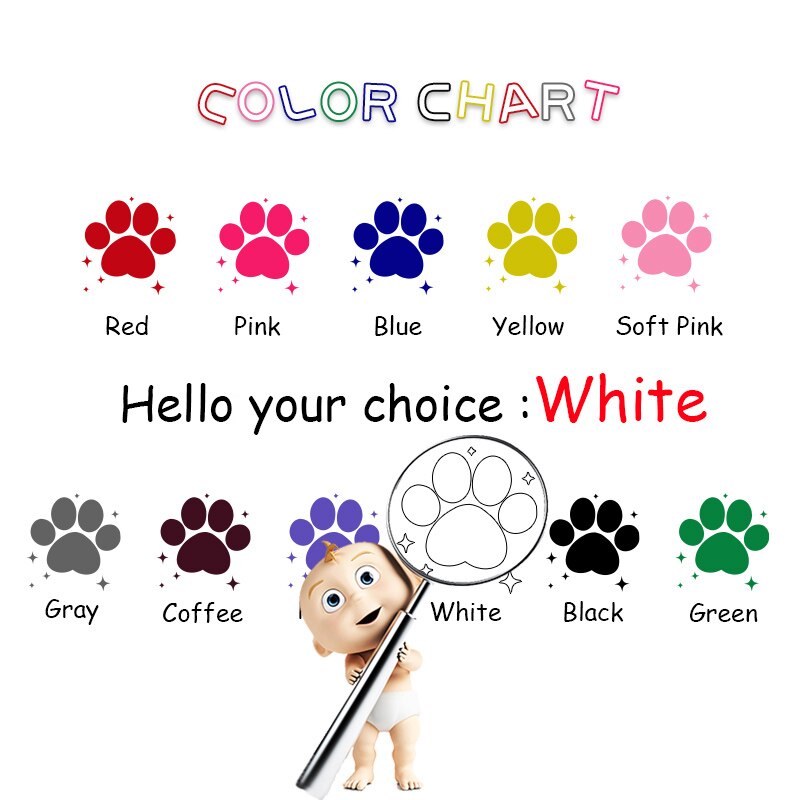 Hund boligindretning vinyl wallstickers stick mønster vægmaleri kunst kunst indretning tapet: Hvid
