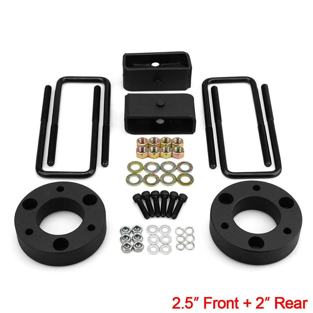 Front and Rear Leveling lift kit for 2007 Chevy Silverado Sierra GMC: Ivory