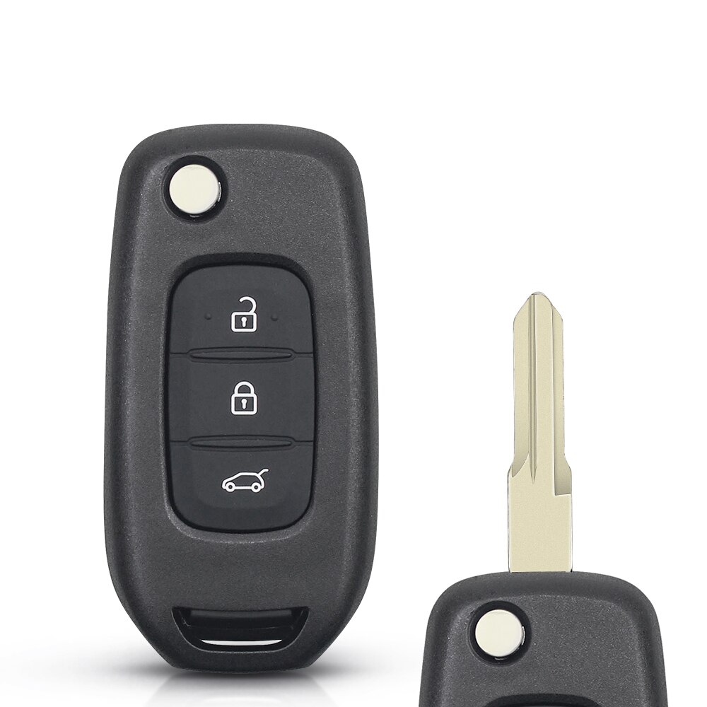KEYYOU – coque de clé à rabat 3BTN, pour Renault Kadjar Captur, symbole Kaptur Megane Logan –: Model 3