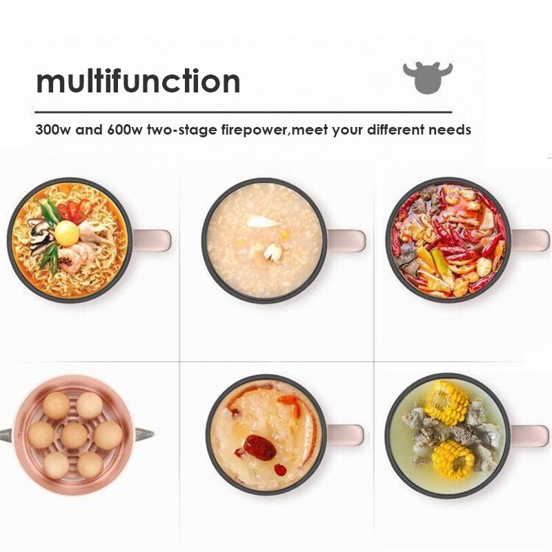 Joyoung GD76 Electric Cooker Household Steaming Cooking Mini Cooker Pot Multi Cooker Safety Protection Cooking Pot