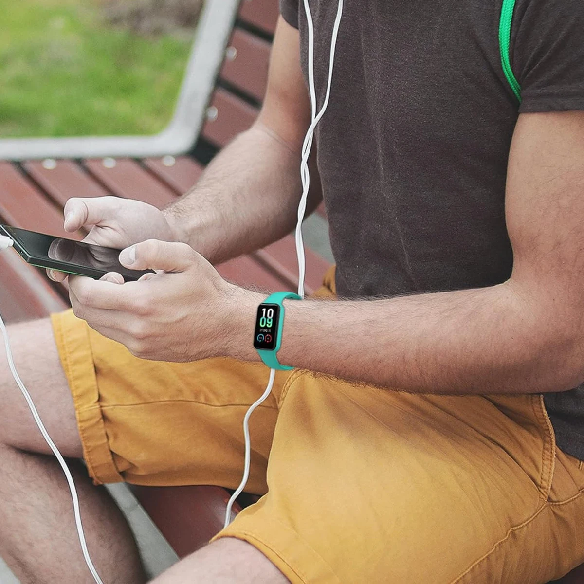 Silikon klokkerem til huami amazfit band 7 smartklokkerem armbånd soprt armbånd til amazfit band 7 remspenne