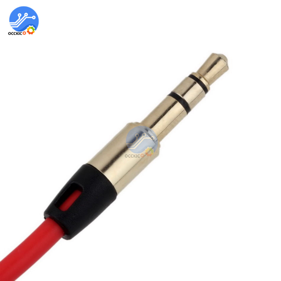 Aux-kabel jack 3.5mm audiokabel luidsprekerdraad mannelijk naar mannelijk audio aux-kabel voor hoofdtelefoons auto aux-kabel