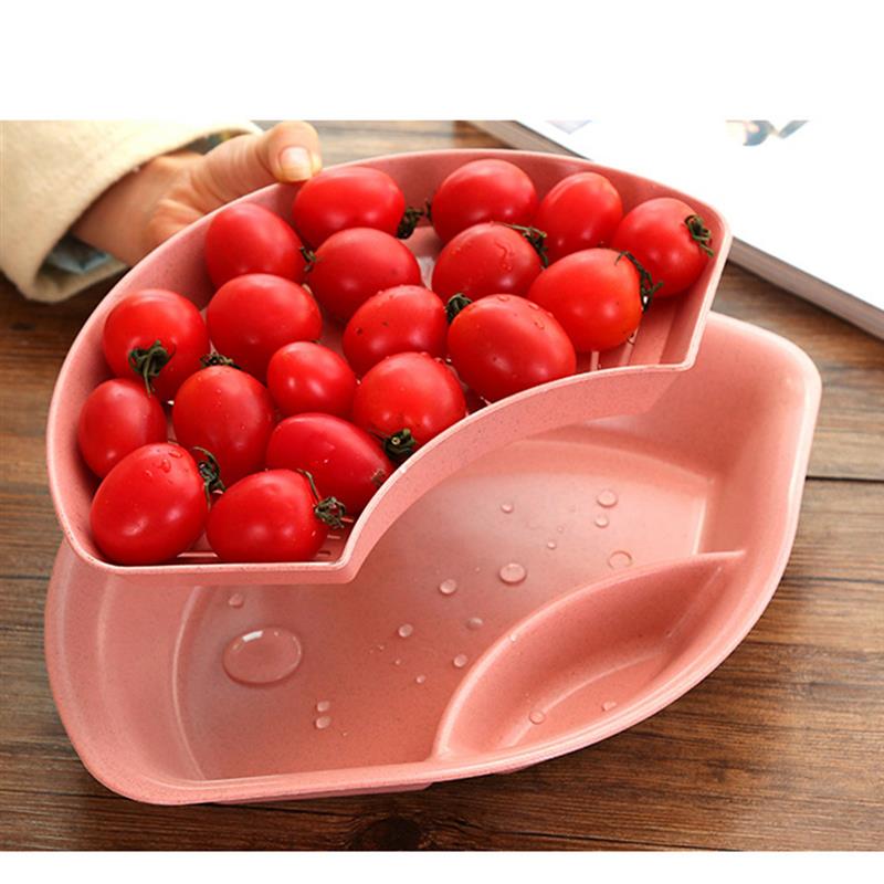 Talerz z tworzywa sztucznego samozasysający talerz kluski talerz na owoce z octem