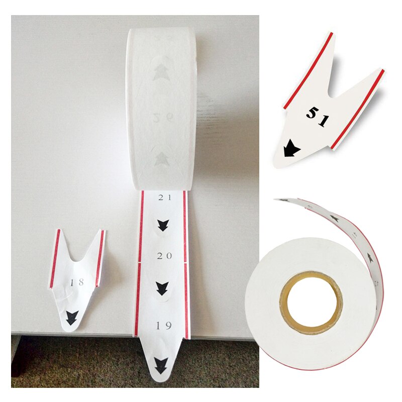 4 roll/pack Tickets Paper Roll for ticket dispenser used in Queue Calling System with 2000pcs number