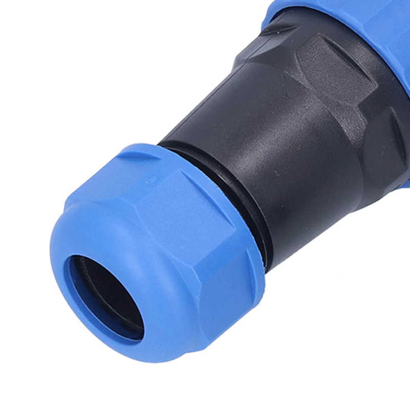 Electrical Wire Connector Waterproof Plug Socket Copper Contacts with Silicone Sealing Ring for Instruments for Marine