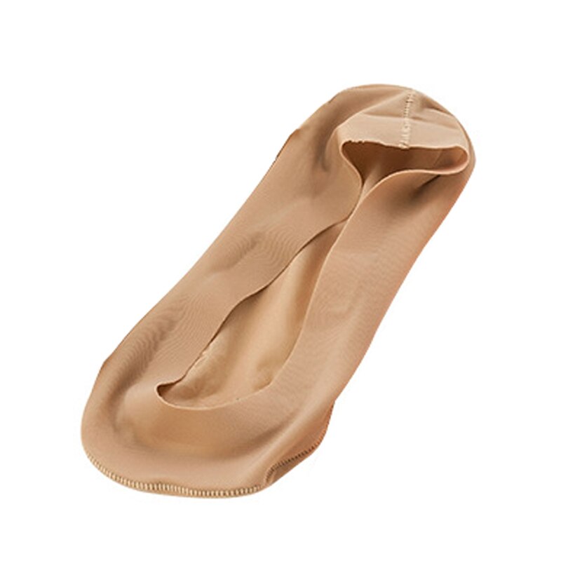 Summer Ladies Thin Sock Slippers Silicone Antiskid Ice Silk Socks Seamless Invisible Women Boat Socks