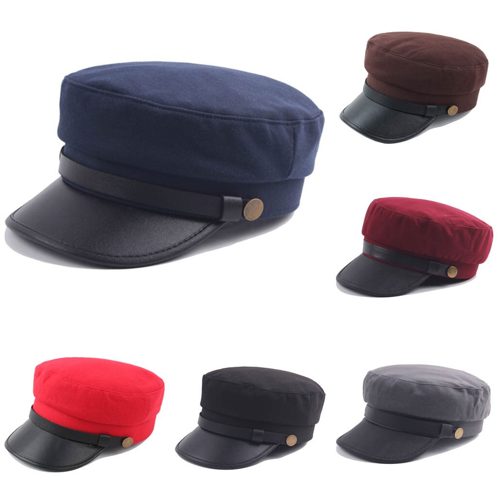 Men's And Women's Cap Vintage Beret Cap Flat Top Comfortable Breathable Cap Ladies Accessories Bufanda De Seda #LR3