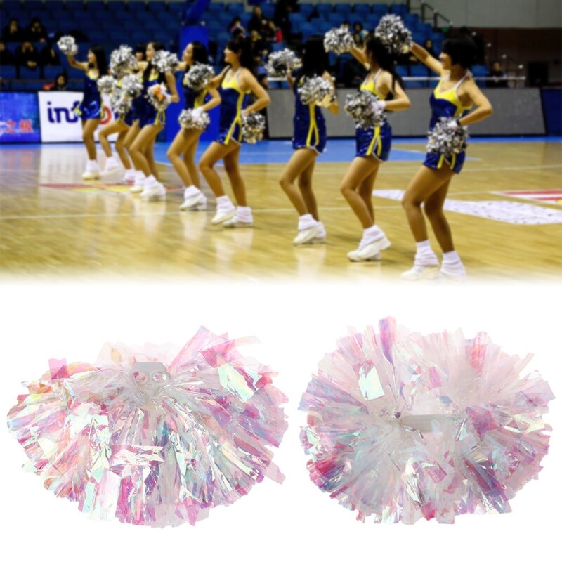 Sport Dans Cheerleading Juichen Pom Poms Cheerleader Dansen Handset Kleur