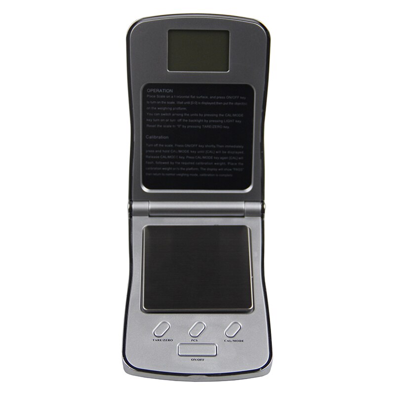 lcd display portable digital electronic precision scale mini balance for gold weight weighing machine flip-open cover