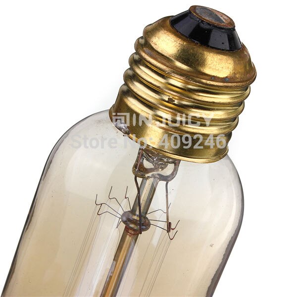 Ampoule circulaire fumée Marconi T45, 10 pièces, lampe Vintage, Reproduction Edison, verre transparent de 40 watts, E27, ac 110V ou 220V