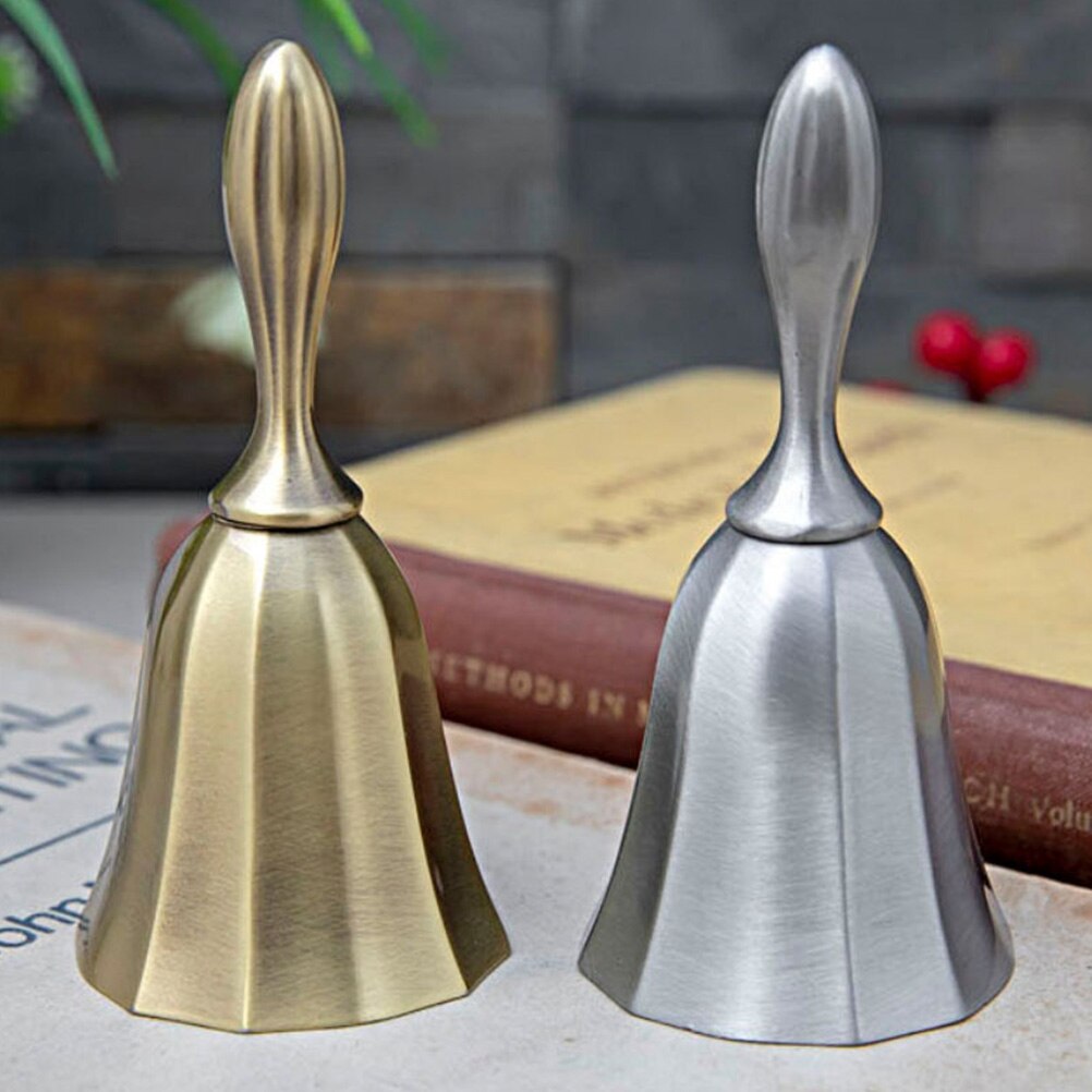 Call Bell Desktop Zinc Alloy Bell Metal Bell for Bar Restaurant Hand Bell Bell for Restaurant Kitchen Desktop