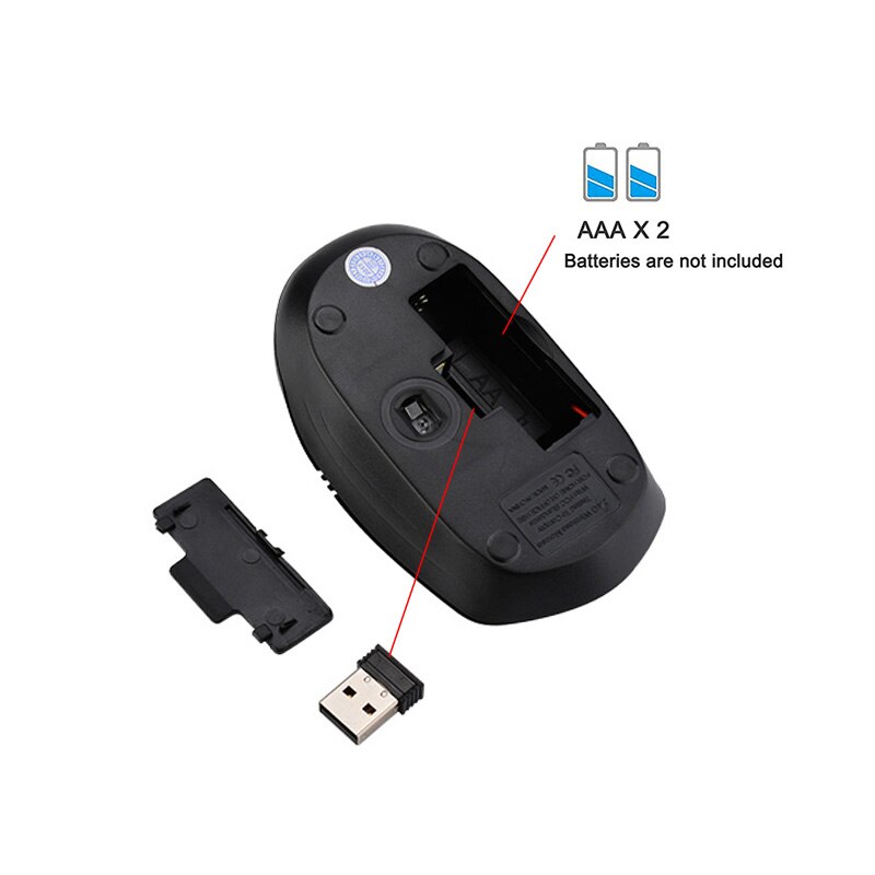 2.4G Wireless Keyboard Mouse Combo with USB Receiver for Desktop Computer PC Laptop ND998