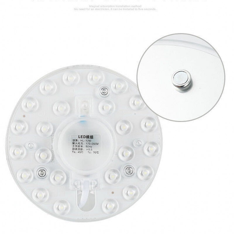 50W 36W 24W 18W 12W LED anello pannello cerchio luce SMD LED rotondo soffitto bordo lampada circolare AC 220V 230V 240V LED downlight