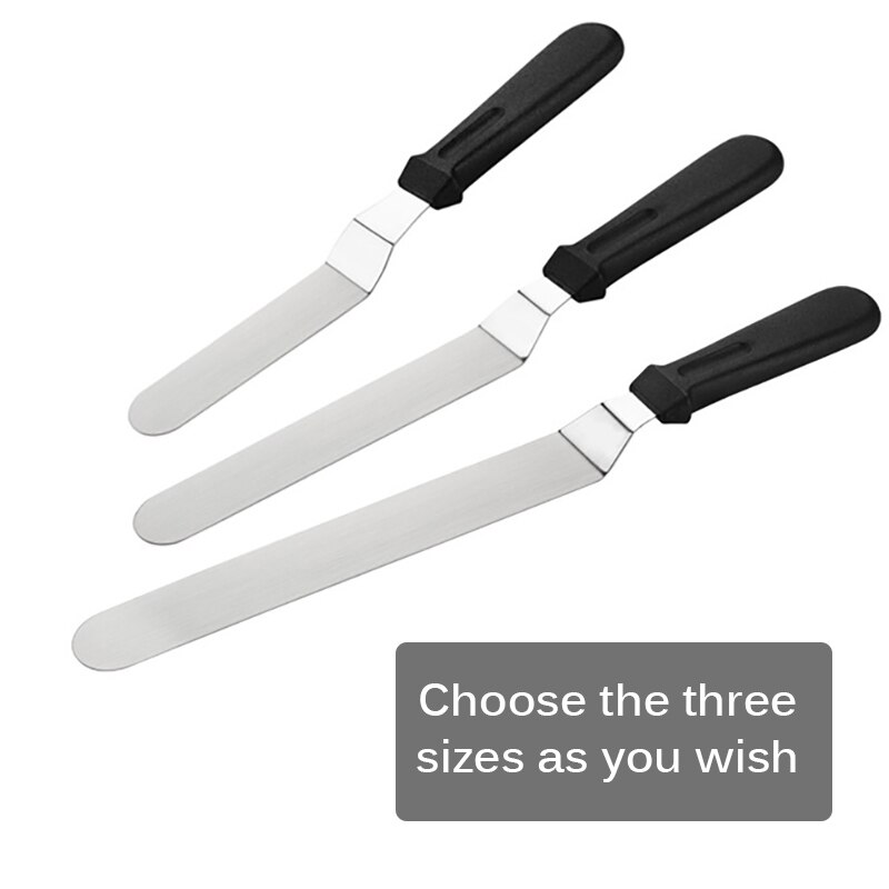 Outils de décoration de gâteaux outils de pâtisserie et de cuisson en acier inoxydable spatule à crème portable accessoires pour beurre à gâteau outils de cuisson