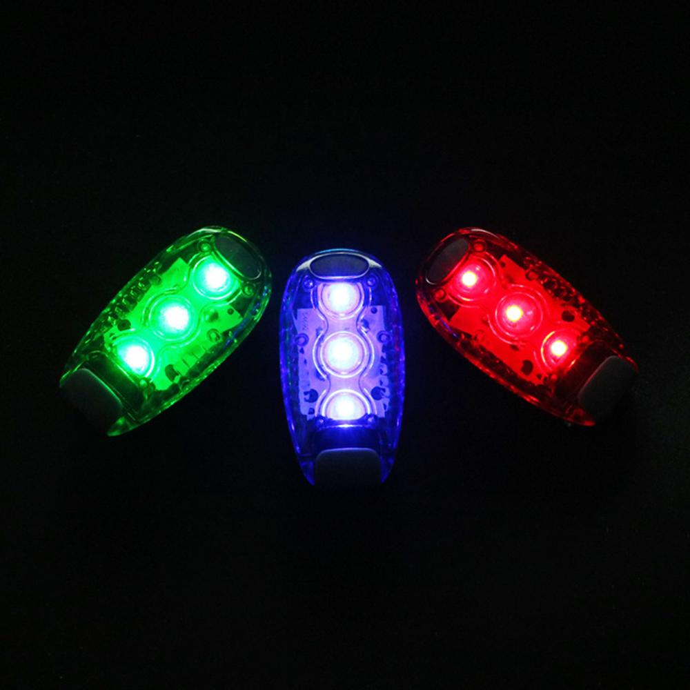 LED Safety Light Clip On Bike Backpack Hightlights for Runners Dogs Bike Walking Waterproof Portable Safety Warning Lights