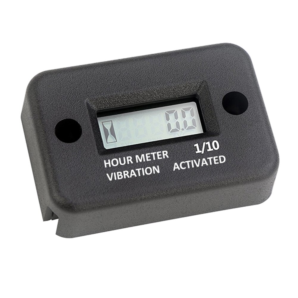 Engine Hour Meter DJ-103 Waterproof Wireless w/ LCD Display Vibration Activation for Outdoor Personal Boat Parts Decoration