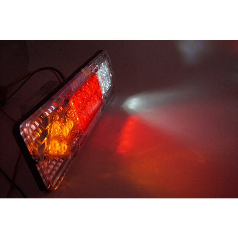 24V Truck Trailer Rear Light Waterproof Camper Indicator Reverse Van Car Truck taillight 19 LED Ultra Bright LED Truck light