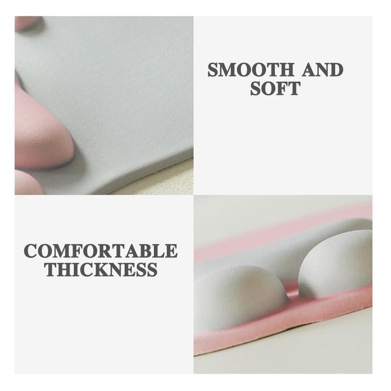 Mignon 3D chat patte tapis de souris avec Support de poignet Silicone repose-poignet coussin repos confort souris Pats