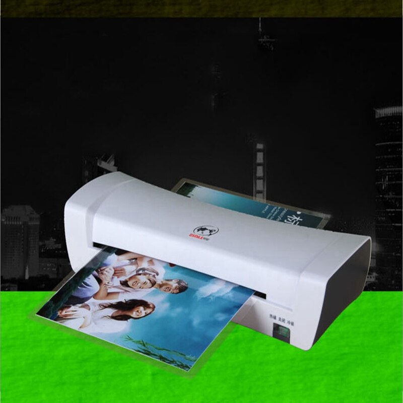 A4 dokument fotopakning plastfolierulle plastificadora termisk kontor og koldlaminator maskine til