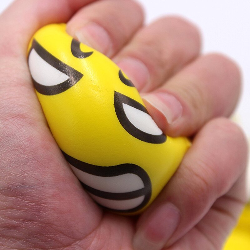 12 Stuks Voor Kinderen Hand Pols Kinderen Speelgoed Smiley Bal Smiley Stress Bal Smiley Squeeze Bal Anti Stress Autisme Squeeze speelgoed