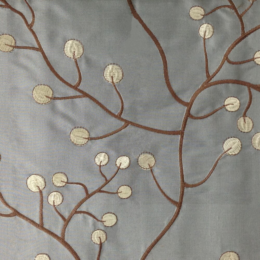 Overalt broderi silke som små grene blade blomsterpude pude dekorativ stol polstring stof 140cm sælges efter meter