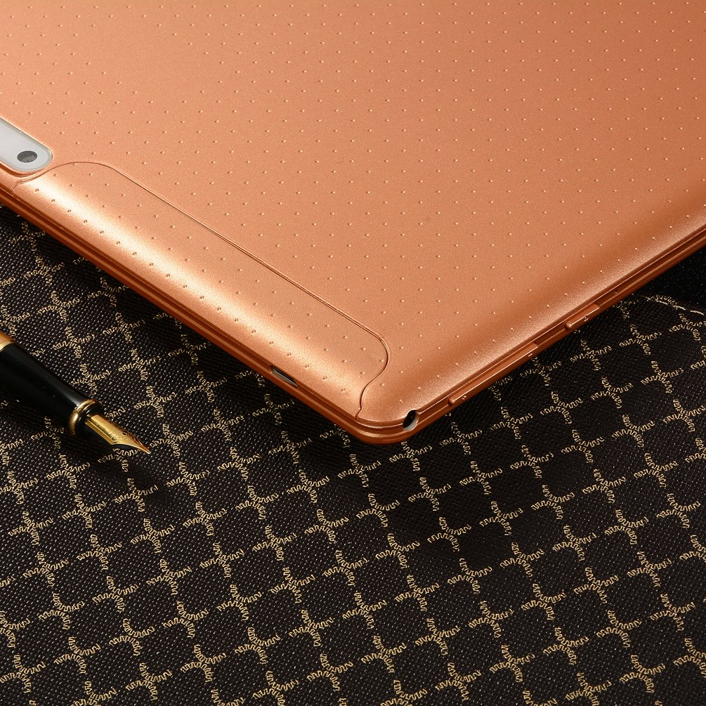 KT107 Plastic Tablet 10.1 Inch HD Large Screen Android 8.10 Version Portable Tablet 1G+16G Gold Tablet Gold EU Plug