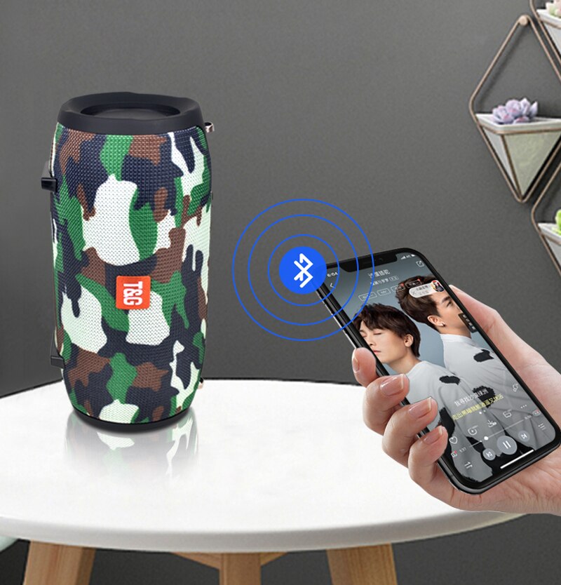 Hög effekt bärbara bluetooth högtalare utomhus kolumn dator trådlös subwoofer förstärkare stereo woofer högtalare soundcore