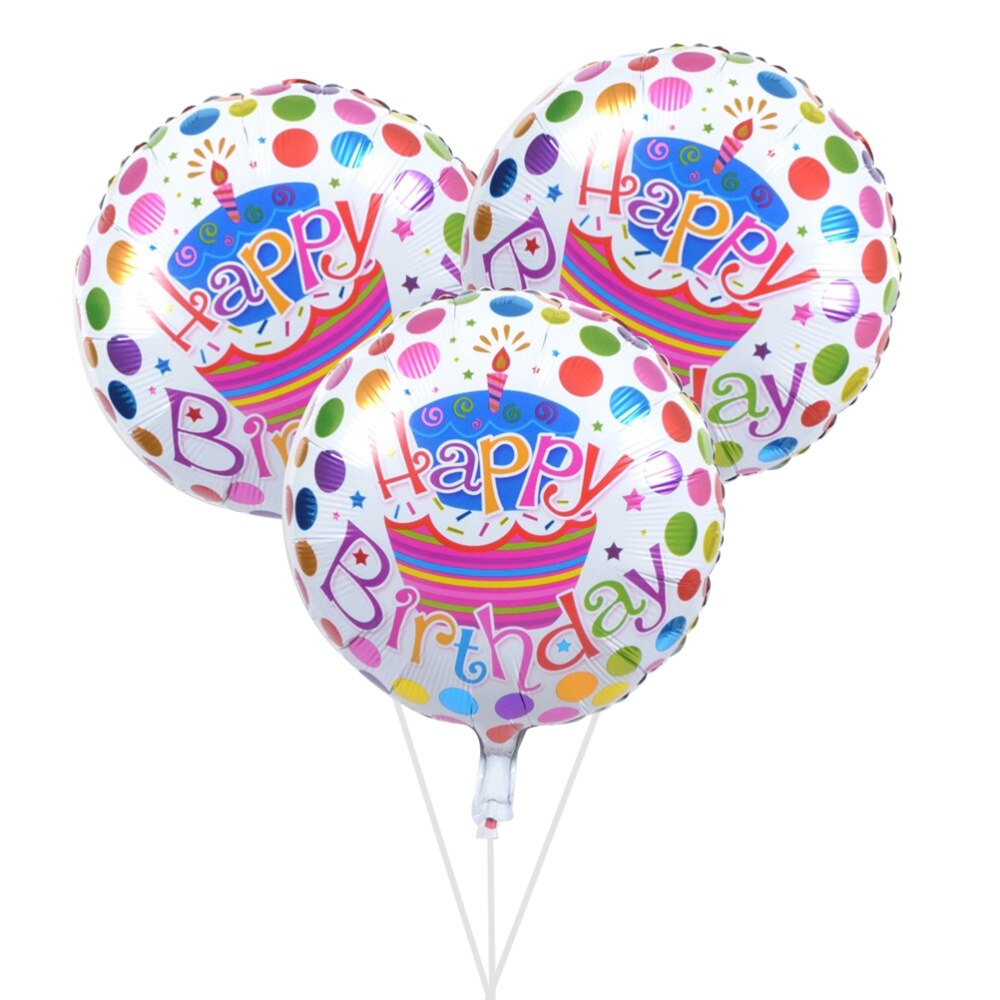 12Pcs Air Ballonnen Ronde Ronde Stippen Patronen Mylar Helium Ballonnen Voor Feest Decoraties