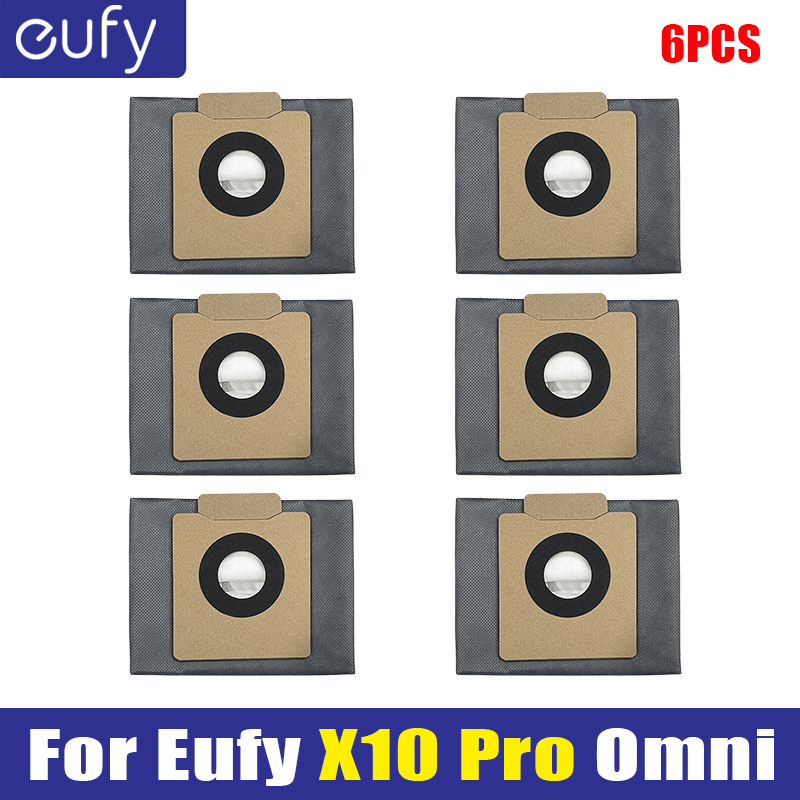 Piezas de repuesto para Eufy X10 Pro Omni, accesorios, filtro de Cepillo Lateral de rodillo, paño de mopa, almohadillas, bolsa de polvo, pieza de aspiradora: Rojo