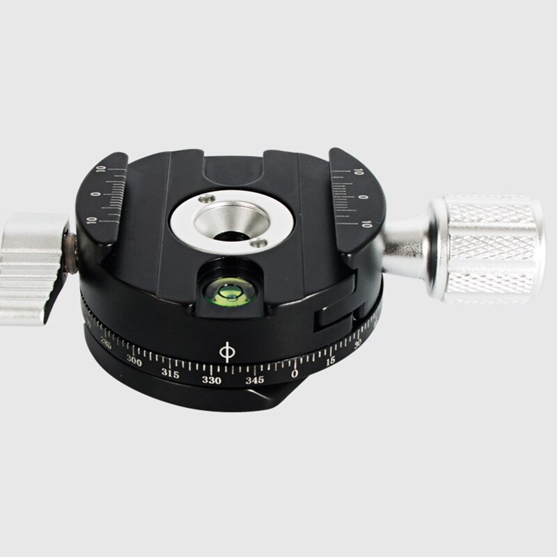 Pan-C1 Panoramische Statiefkop Balhoofd Klem Adapter Met Quick Release Plaat Voor Arca-Swiss Als Standaard Qr Platen