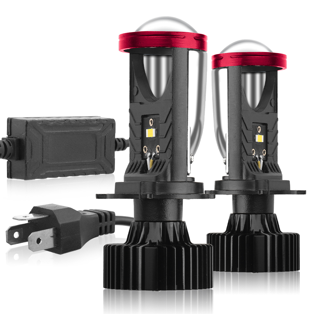 45000LM Canbus H4 LED Headlight Bulbs 300W Super Bright Projector Lens 6000K White External Drive Car Lights 12V 24V Front Lamps