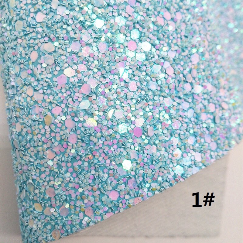 Blauw Glitter Fabirc, Weven Faux Leer Stof, synthetisch Leer Stof Lakens Voor Boog A4 8 "X11" Twinkling Ming XM437: 1