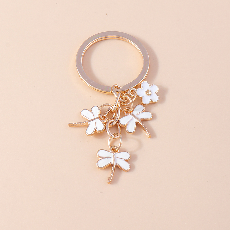 Mooie Email Panda Sleutelhanger Dier Sleutelhanger Voor Mannen Vrouwen Sleutelhanger Handtas Hangers Charme Diy Kid 'S Sieraden: Donker Kaki