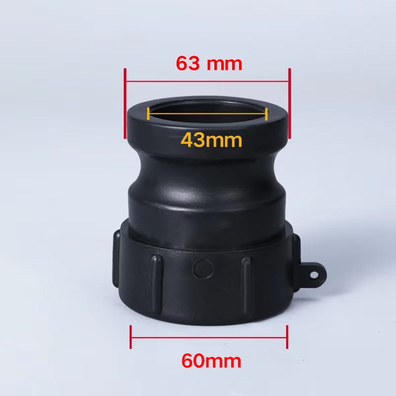 Thicken NPT Female Connector IBC Tank Adapter IBC A200 Polypropylene Cam &amp; Groove Fitting: Default Title