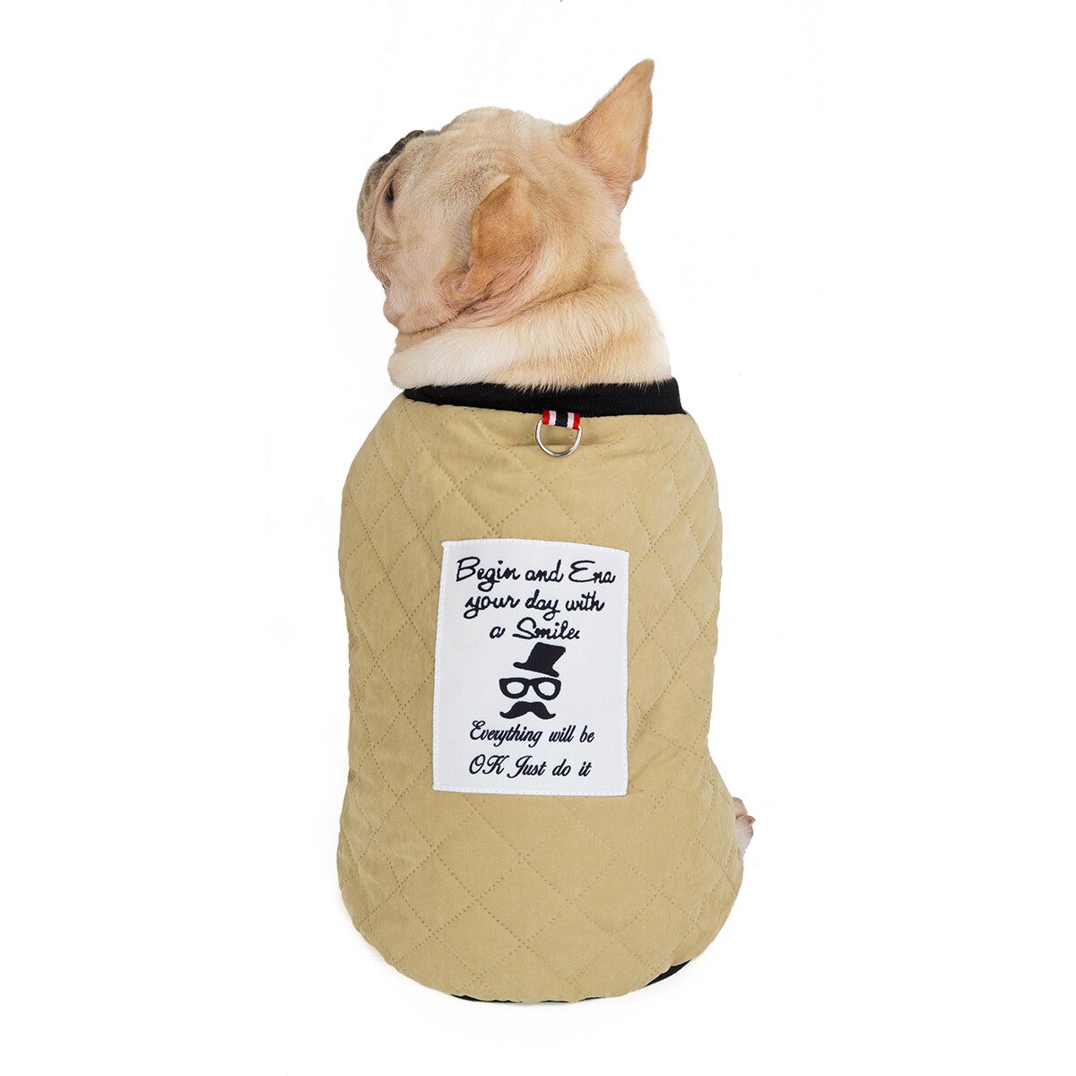 Animal de compagnie Bulldog loi combat Beijing Shar Pei chien coton manteau automne hiver épaissi 19 taureau Plaid coton manteau