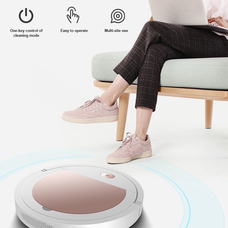 Sweeper Robot Home Cleaning Machine USB Charging Ultra-Thin Smart Vacuum Cleaner Sweeping Robot I88