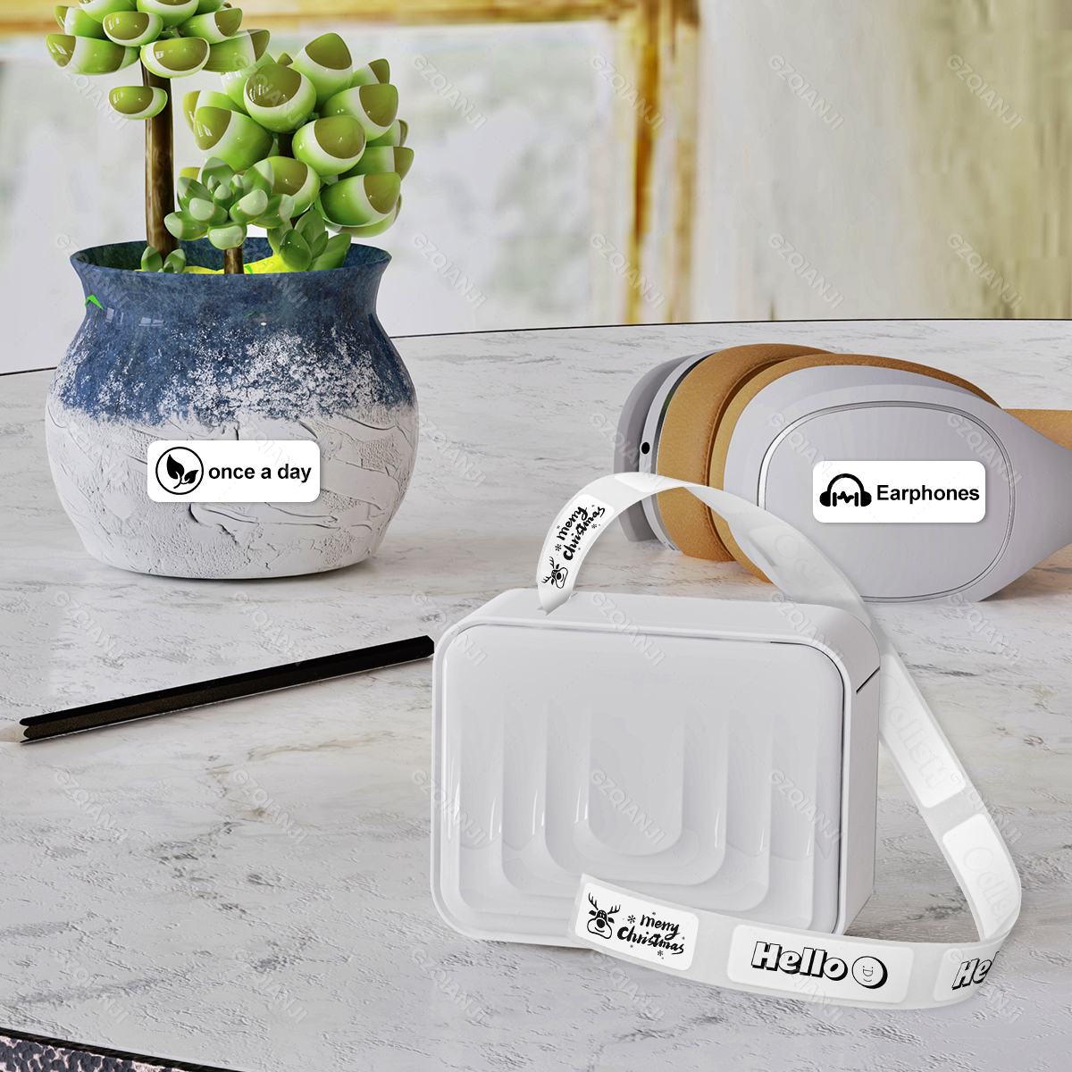 M1 Bezprzewodowa termiczna drukarka etykiet Bluetooth Mini przenośna drukarka samoprzylepnych etykiet Szybkie drukowanie Podobne jak Marklife P15 P11 P12 L12