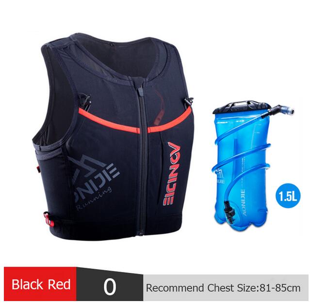 AONIJIE-Mochila deportiva de secado rápido, chaleco de hidratación con cremallera para senderismo, correr, Maratón, 10L