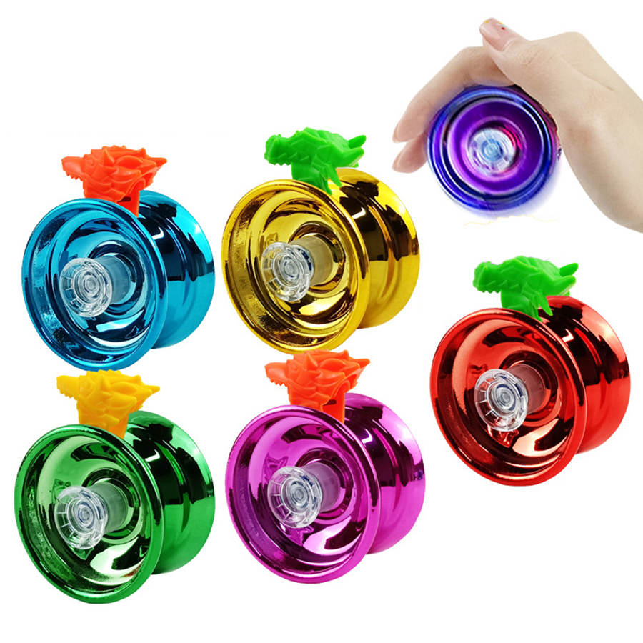 Palla Yoyo professionale in metallo e alluminio per bambini principianti, Yoyoball competitivo, Yoyoyoball per bambini adulti con accessori