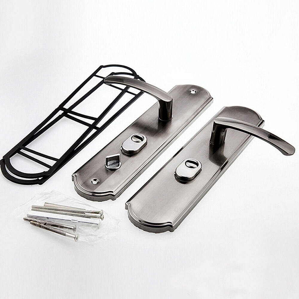 Silent Aluminum Door Handle Anti-Theft Security Door Lock Security Safe Furniture Handle Interior Door Lock