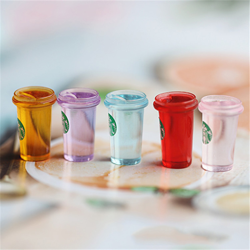 1/6 Scale Dollhouse Miniature Bottle Mini Coke Mineral Water Drink Pretend Play Food for blyth bjd barbies Kitchen Accessories: 4pcs style3